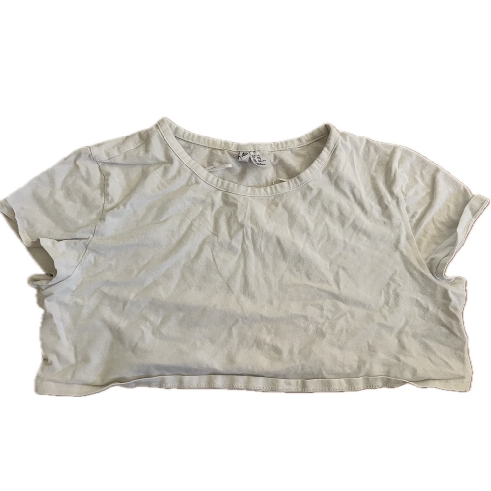 White crop top